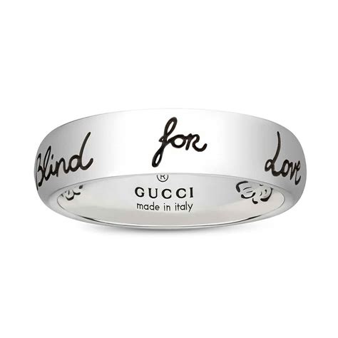 love ring gucci|Gucci blind for love ring.